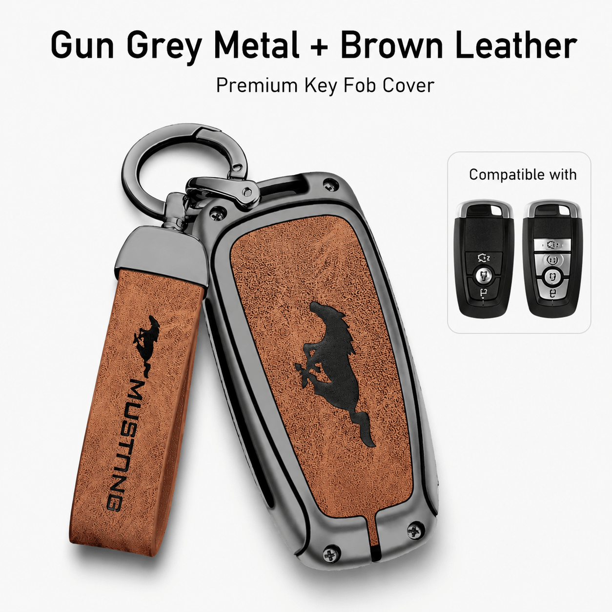 TESEVO Key Fob Cover for Ford Mustang Mach-E | Aviation Aluminum - Tesevo