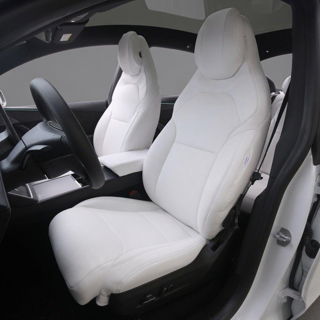 TESEVO Leather Seat Covers for Tesla Model YL (6-Seater) 2026+ - Tesevo