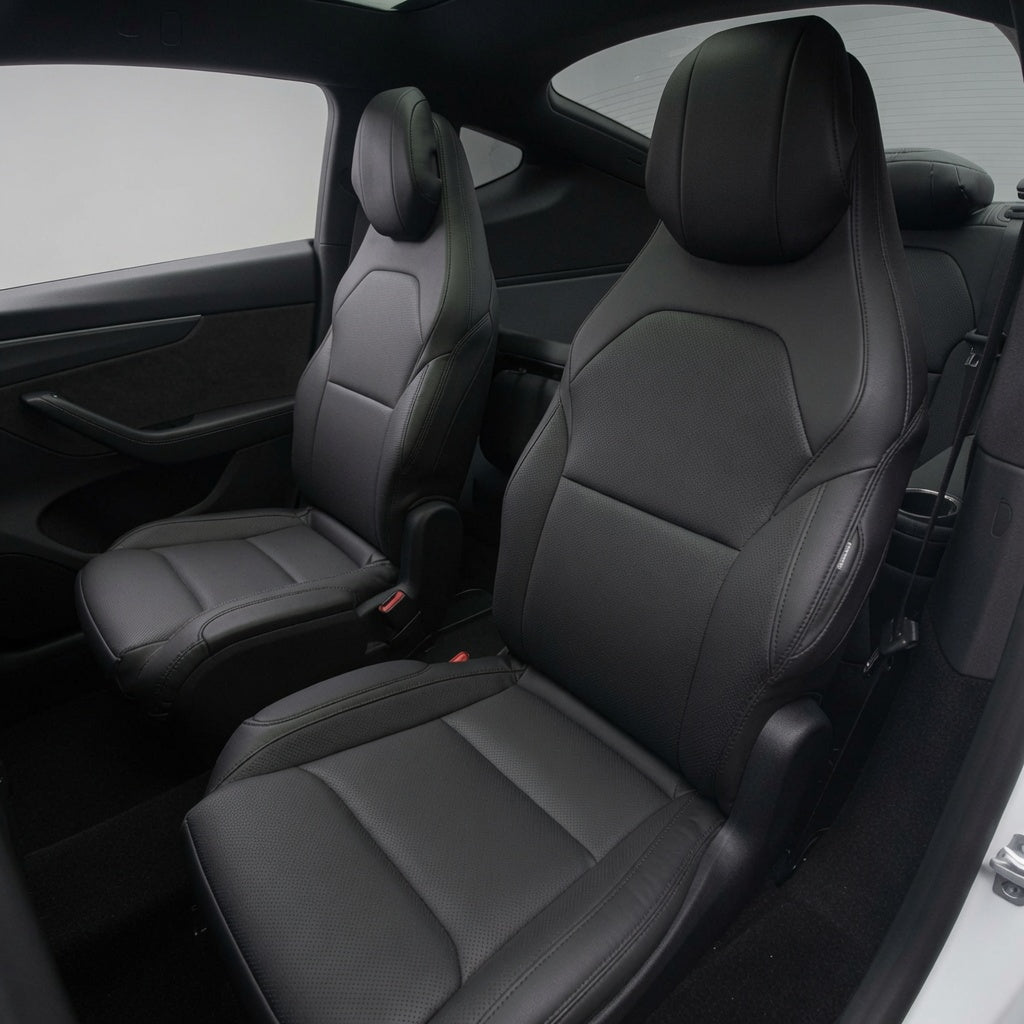 TESEVO Leather Seat Covers for Tesla Model YL (6-Seater) 2026+ - Tesevo