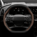 TESEVO Kia EV9 leather steering wheel cover main
