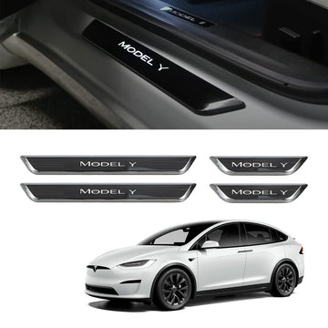 TESEVO LED Illuminated Door Sills Protectors for Model 3 / Model Y - Tesevo