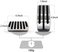 TESEVO Model S X metal brake gas pedal covers material detail