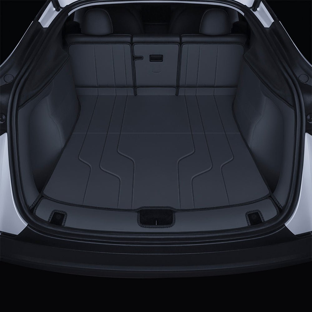 TESEVO Nappa Leather Trunk Mat for Model Y Juniper (7 PCS) - Tesevo