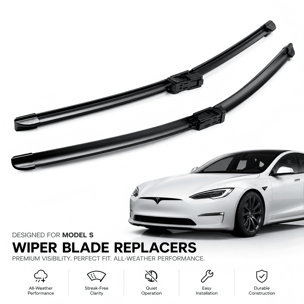 TESEVO OEM Windshield Wiper Blades for Tesla Model S | 2-Pack - Tesevo