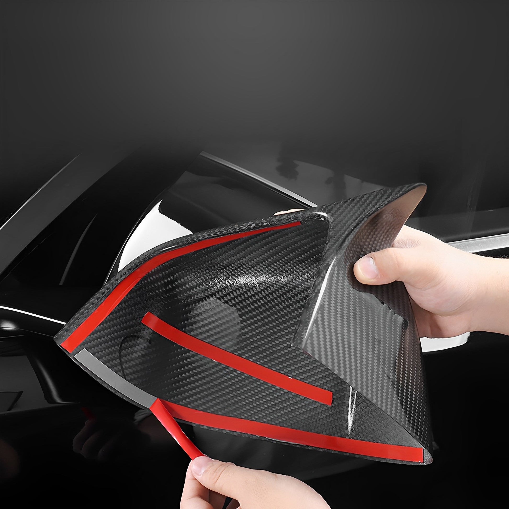TESEVO Real Carbon Fiber Mirror Covers for Model S / Model X | 2-Pack - Tesevo