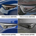 TESEVO Real Carbon Fiber Side Camera Full Cover for Tesla Model 3 / Model Y Juniper - Tesevo