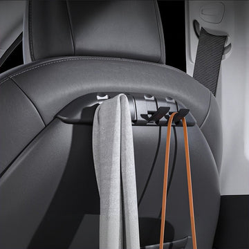TESEVO Rear Seat Back Hooks & Organizer for Tesla Model 3/Y - Tesevo