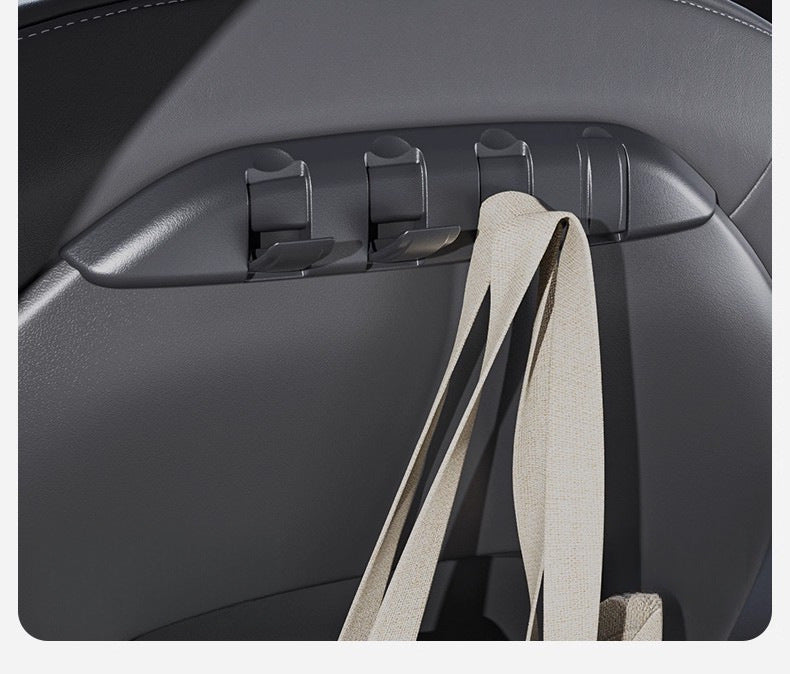 TESEVO Rear Seat Back Hooks & Organizer for Tesla Model 3/Y - Tesevo