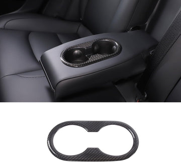 TESEVO Rear Seat Cup Holder Decorative Frame for Model 3/Y - Tesevo