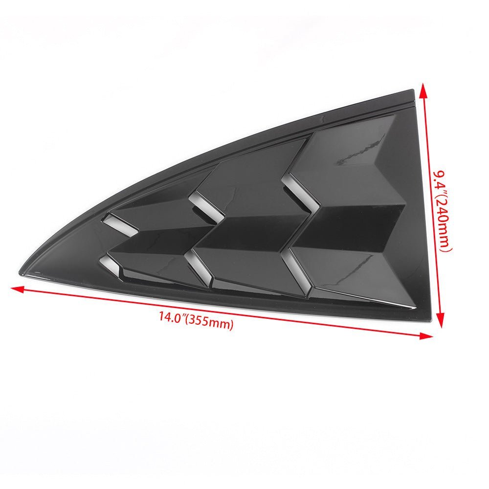 TESEVO Rear Side Window Louvers Trim for Tesla Model 3 【2 PCS】 - Tesevo