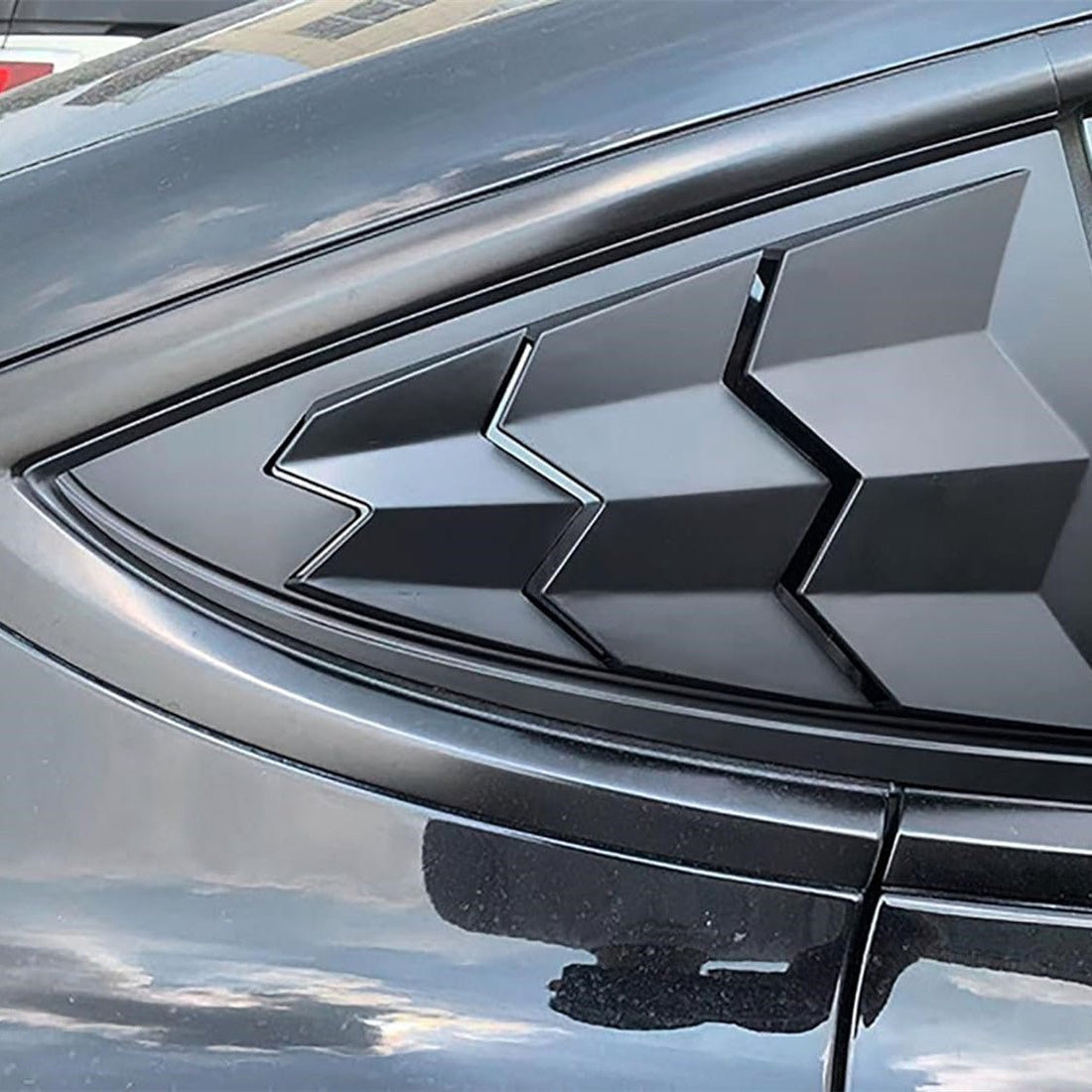 TESEVO Rear Side Window Louvers Trim for Tesla Model 3 【2 PCS】 - Tesevo
