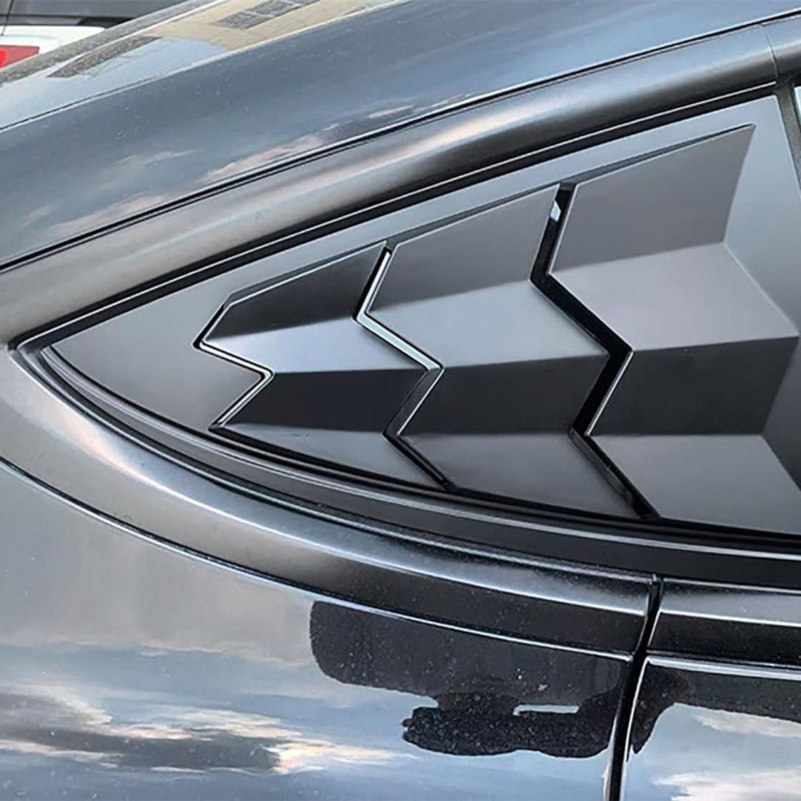 TESEVO Rear Side Window Louvers Trim for Tesla Model 3 【2 PCS】 - Tesevo