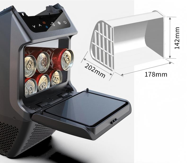 TESEVO Rear Vent Refrigerator for Model Y - Tesevo