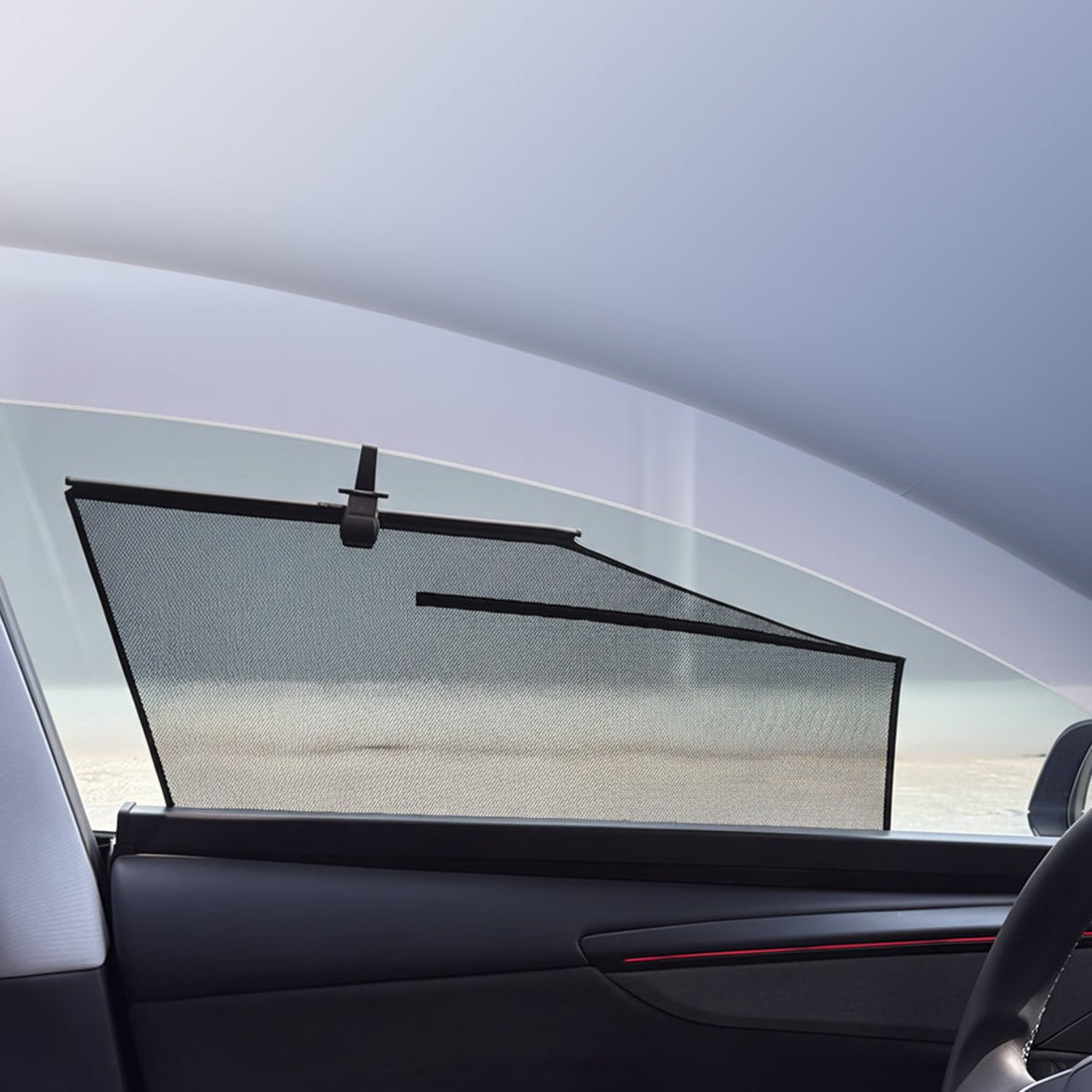 TESEVO Retractable Window Sunshade for Model Y Juniper - Tesevo