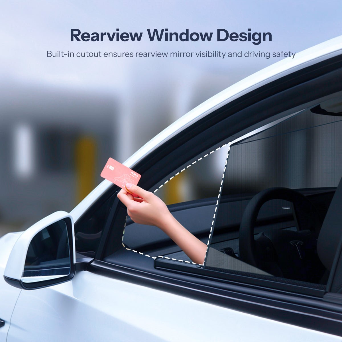 TESEVO Retractable Window Sunshade for Model Y Juniper - Tesevo