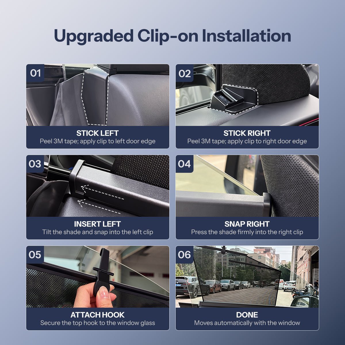 TESEVO Retractable Window Sunshade for Model Y Juniper - Tesevo