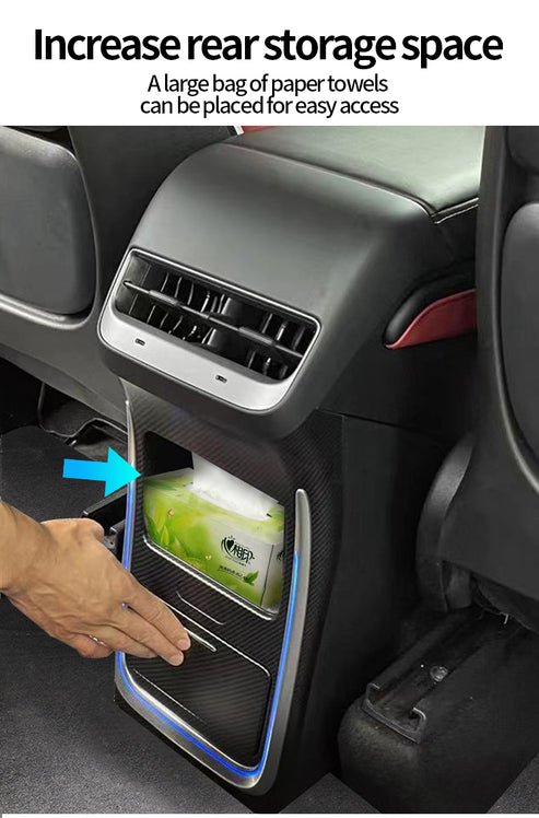 Tesla Rear Window Storage Tesla Model Y Retrofit Rear Storage Box