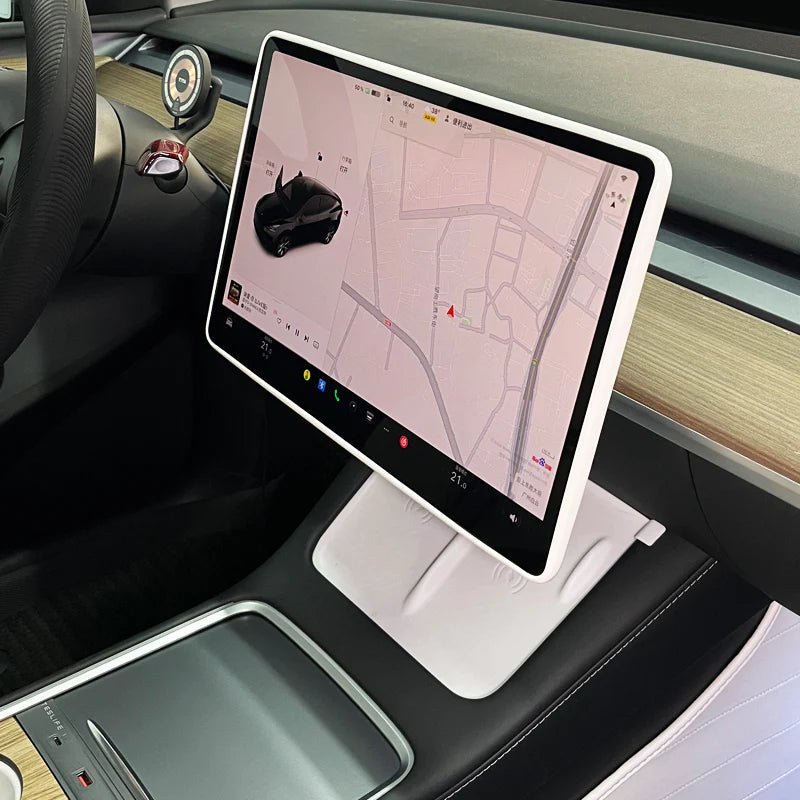 TESEVO silicone central screen protector frame for Model 3/Y main view