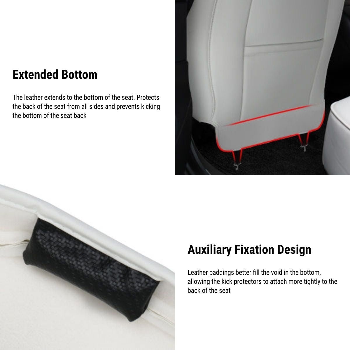 TESEVO Seat Back Protector for Model 3 Highland / Model Y Juniper / YL - Tesevo