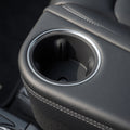 TESEVO Model YL 3rd row silicone cup holder inserts installed view