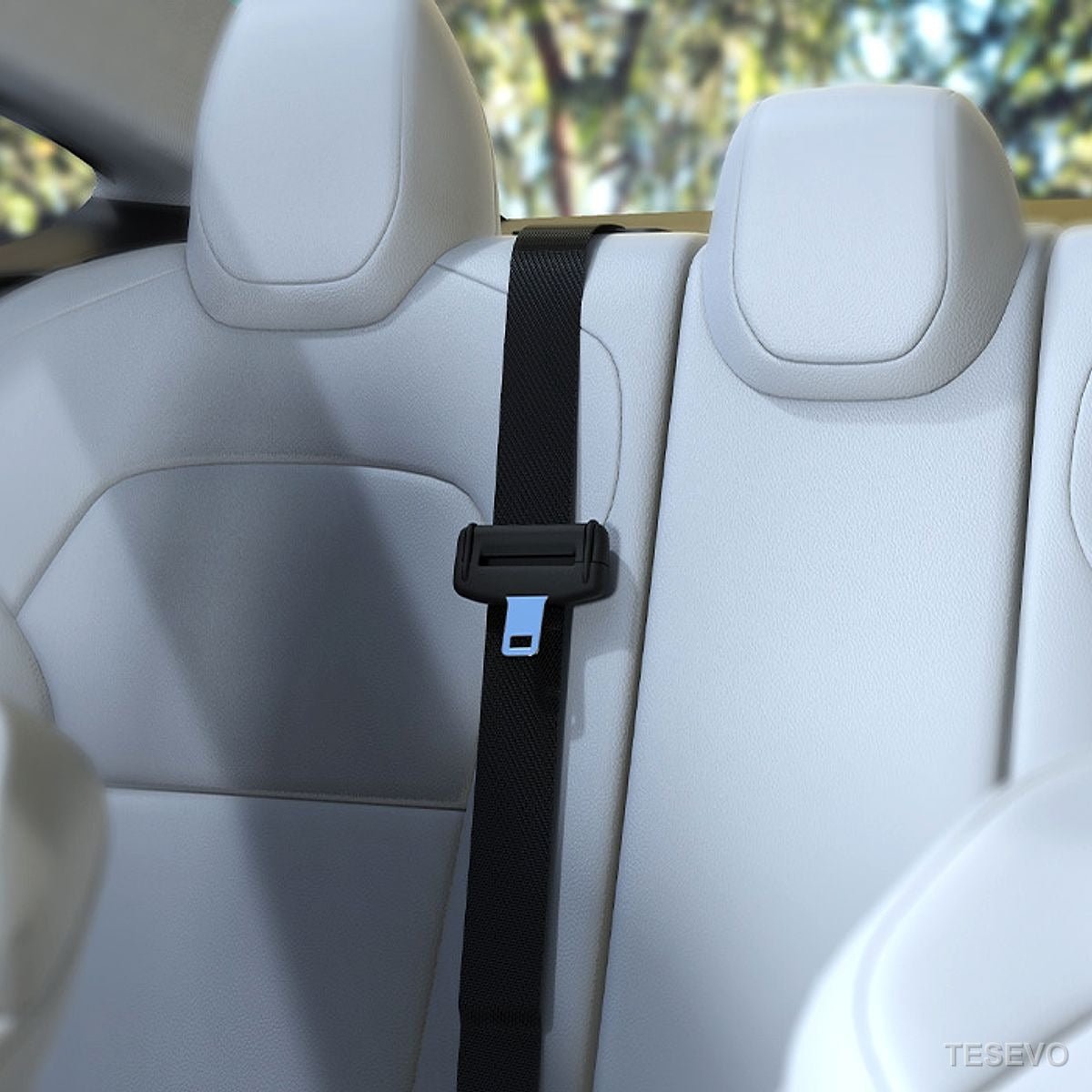 TESEVO Silicone Seat Belt Cover for Tesla Model 3 / Model Y - Tesevo