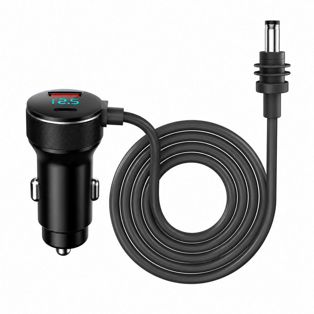 TESEVO Starlink Mini Car Charger with Digital Display | 100W Type-C Power Cord - Tesevo