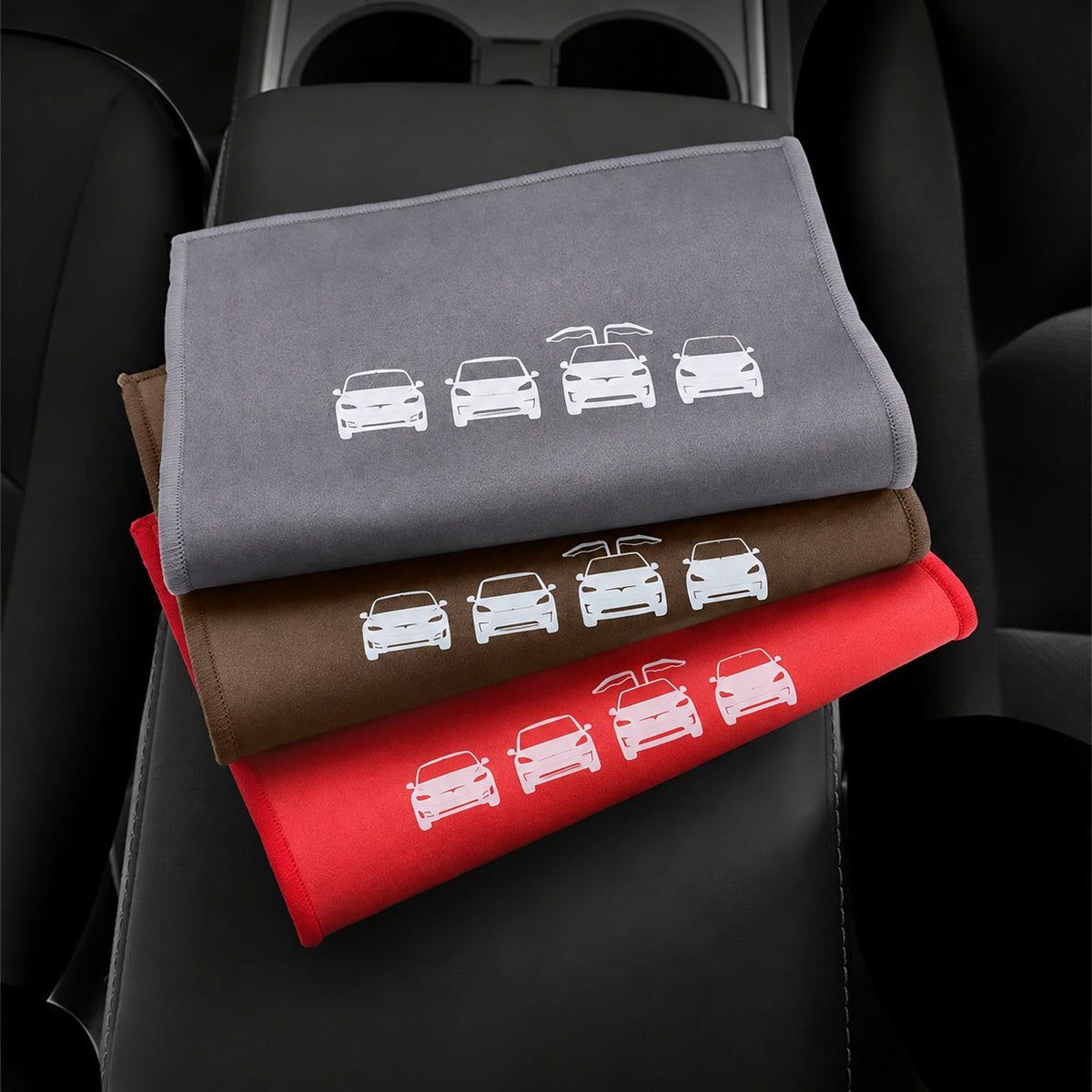TESEVO Suede Coral Velvet Double-Sided Cleaning Towel for Tesla 3/Y/X/S - Tesevo