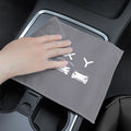 TESEVO suede side wiping Tesla glass and paint