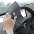 TESEVO double-sided absorbent car towel texture detail