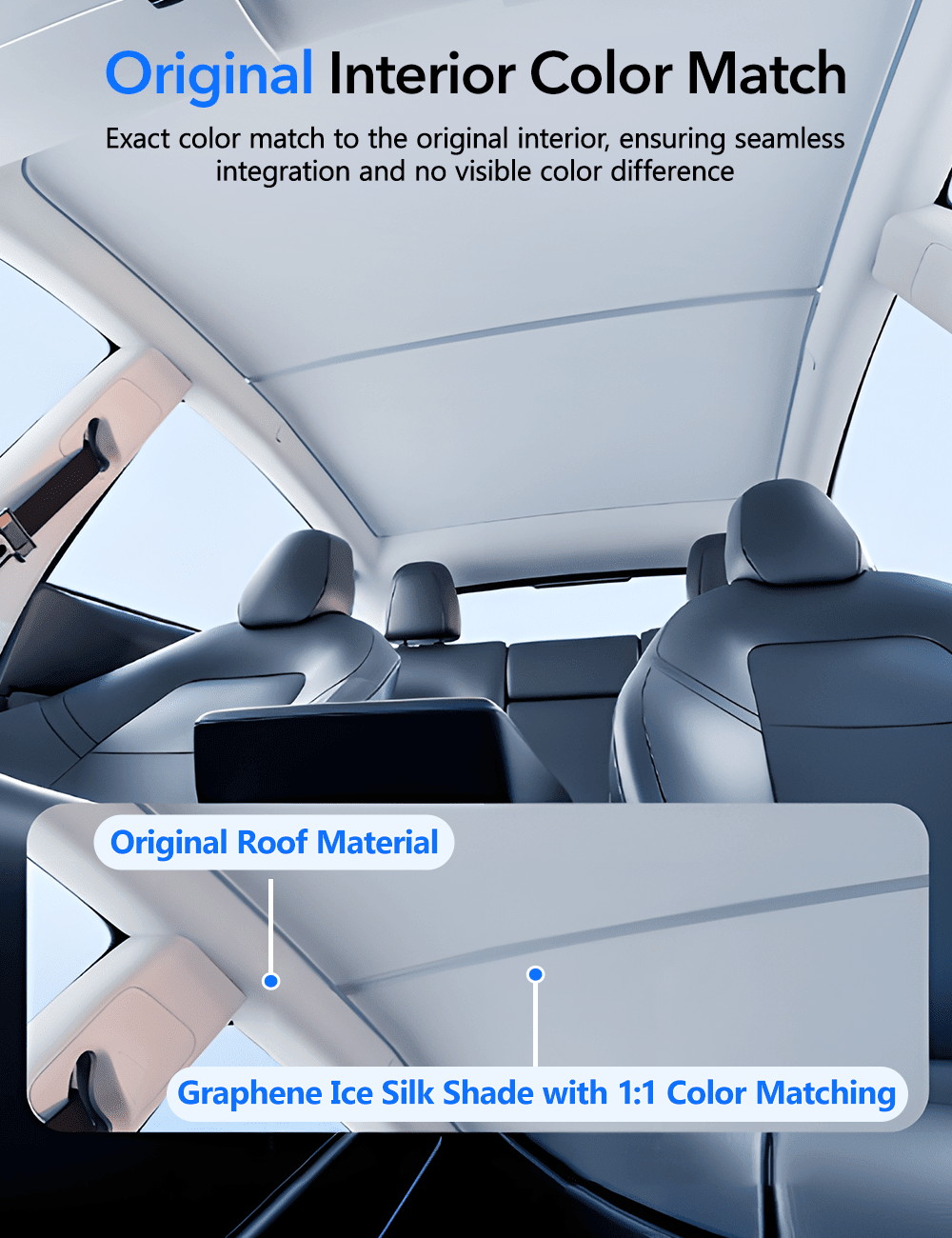 TESEVO Sunroof Sunshade for Tesla Model Y - Tesevo
