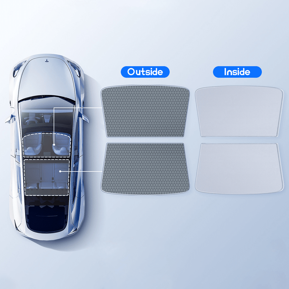 TESEVO Sunroof Sunshade for Tesla Model Y - Tesevo