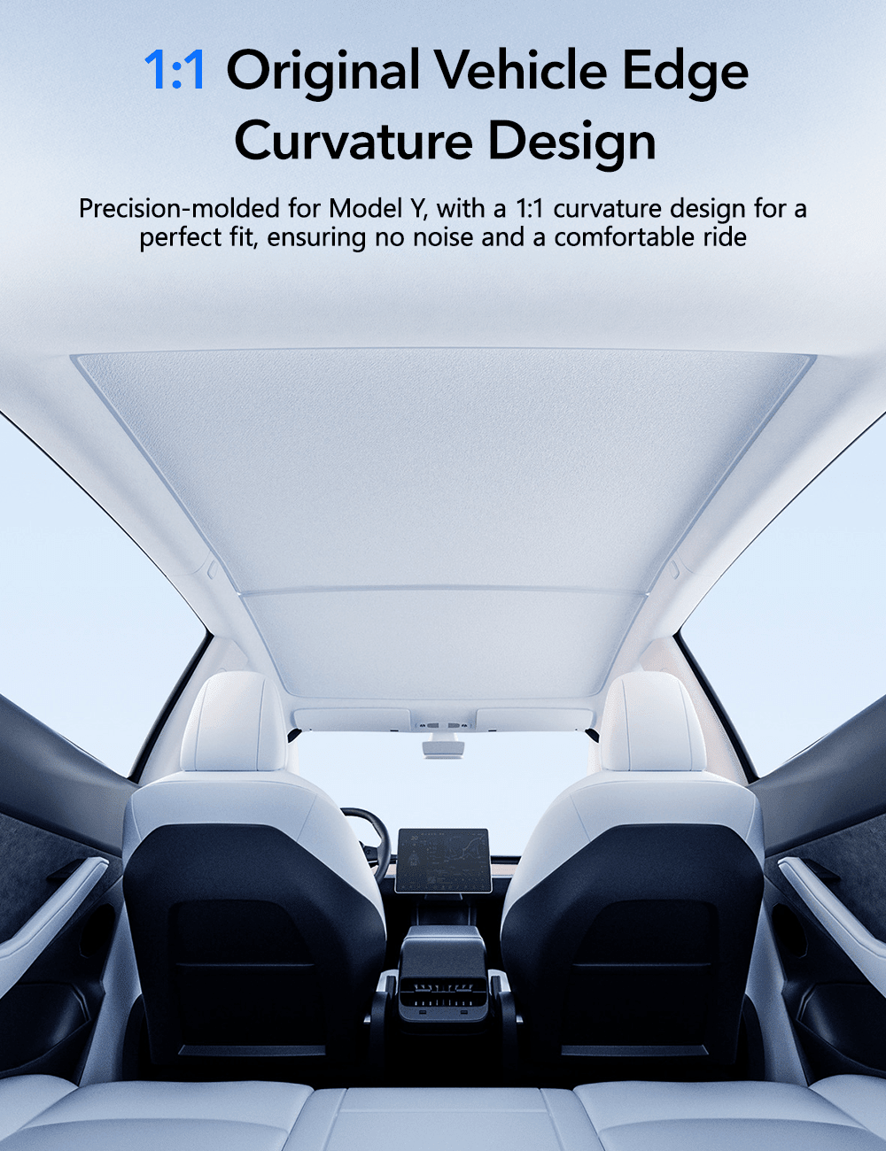 TESEVO Sunroof Sunshade for Tesla Model Y - Tesevo