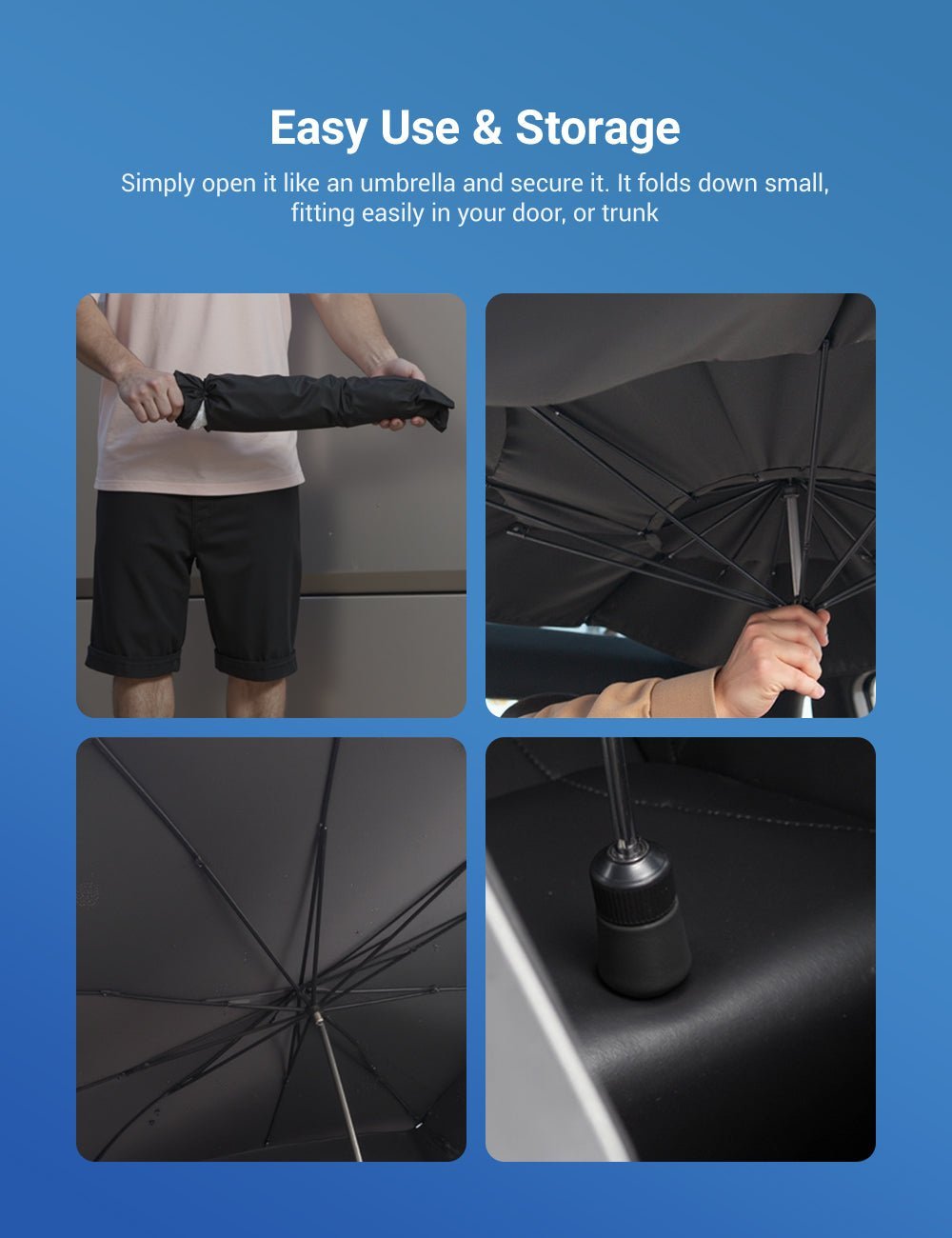 TESEVO Sunroof Sunshade Umbrella for Tesla Model Y / Y Juniper - Tesevo