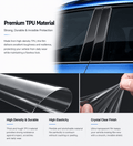 TESEVO Kia EV9 TPU paint protective film kit angled view