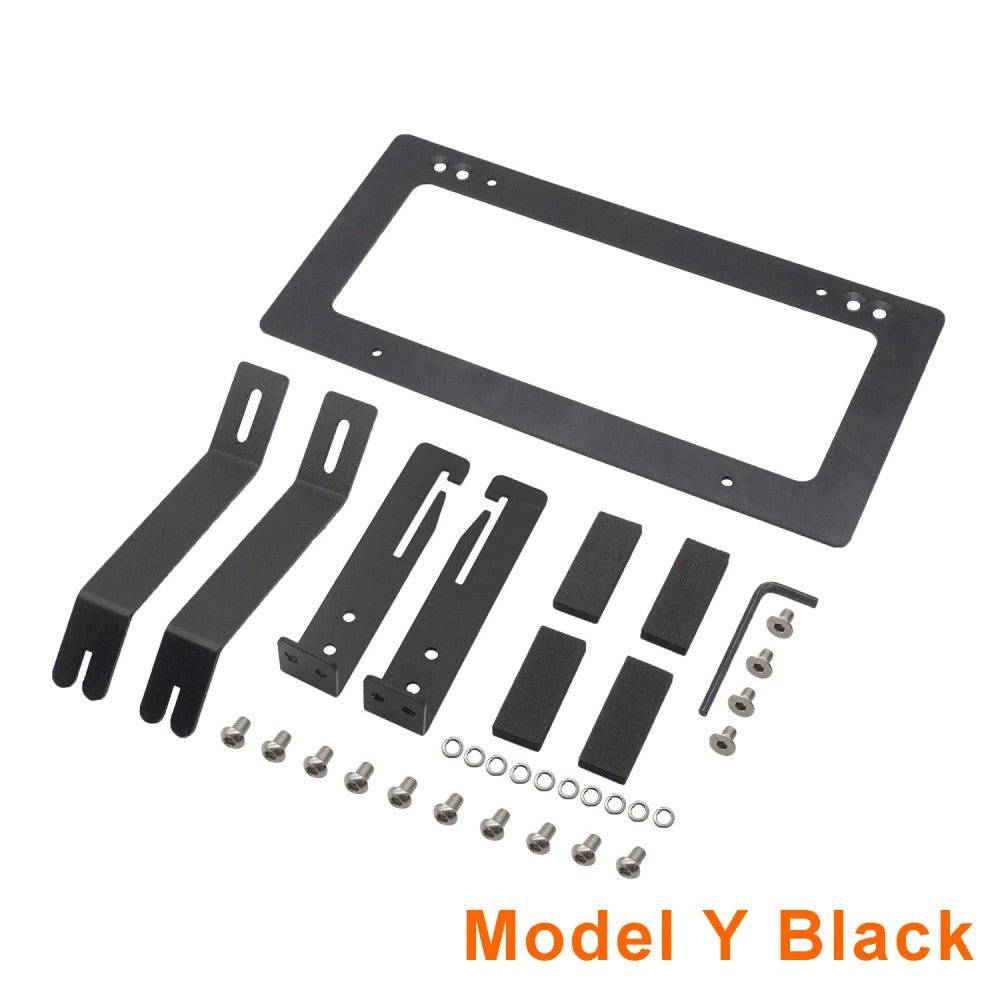 TESEVO Tesla Model 3/Y plate frame alternate detail photo