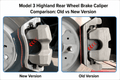 TESEVO Wheel Brake Caliper Covers for Tesla Model 3 2017-Present - Tesevo