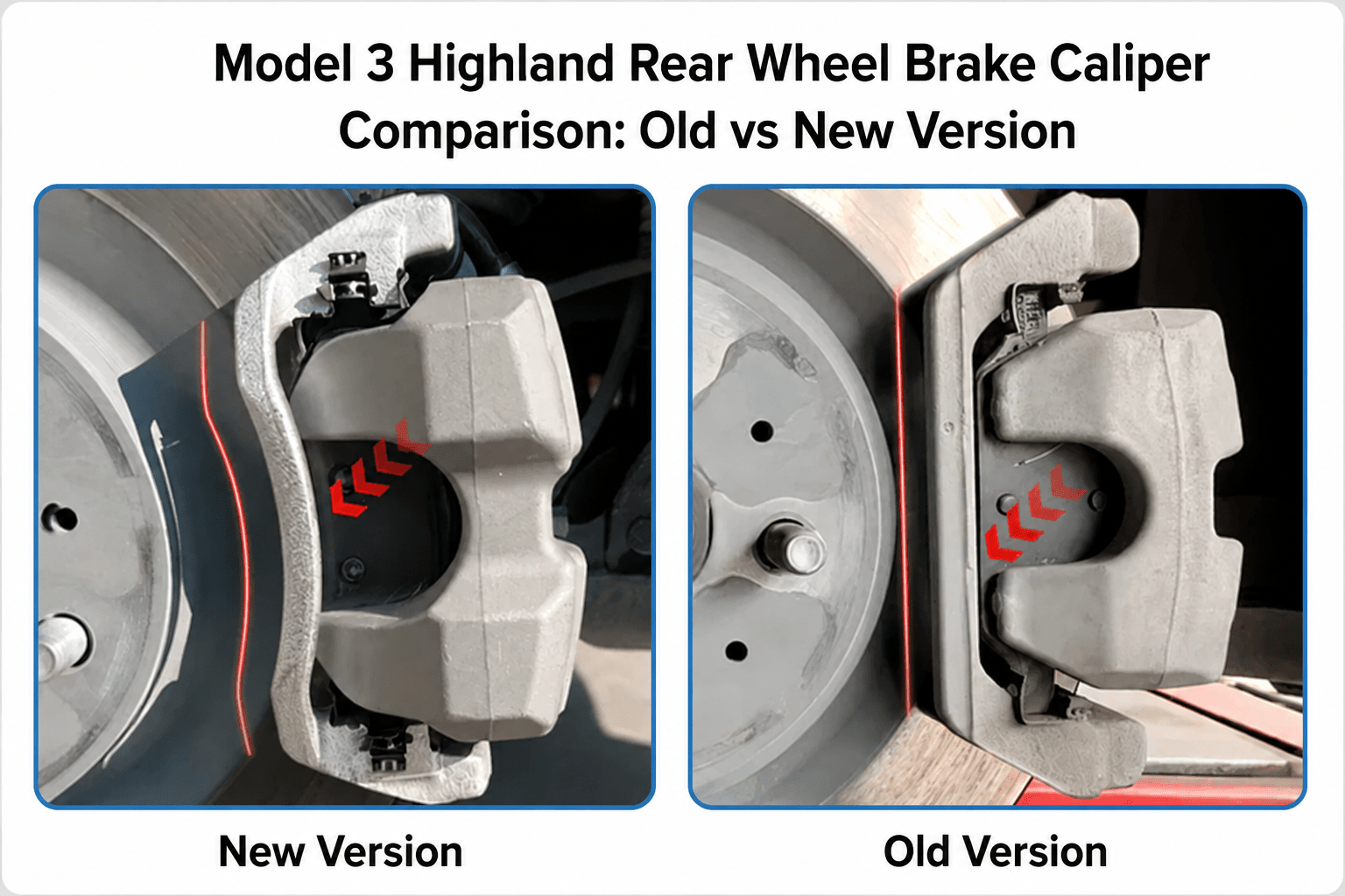 TESEVO Wheel Brake Caliper Covers for Tesla Model 3 2017-Present - Tesevo