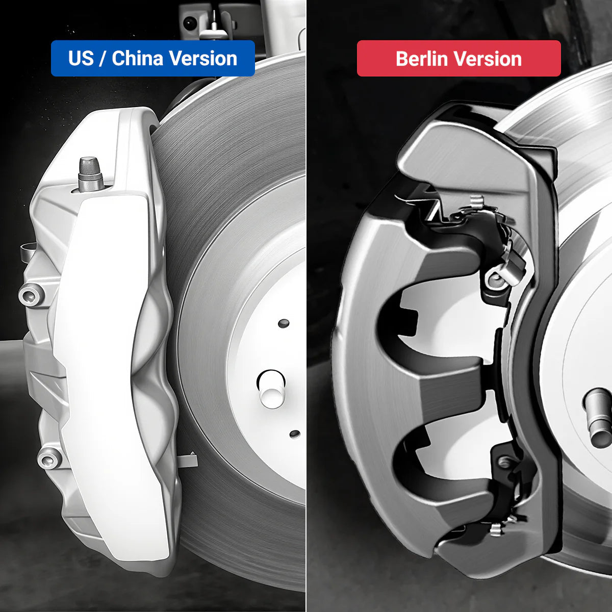 TESEVO Wheel Brake Caliper Covers for Tesla Model Y 2020-Present - Tesevo