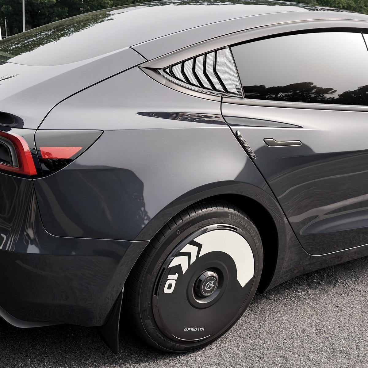 TESEVO Window Visor Sun Rain Guard for Tesla Model 3/Y - Tesevo