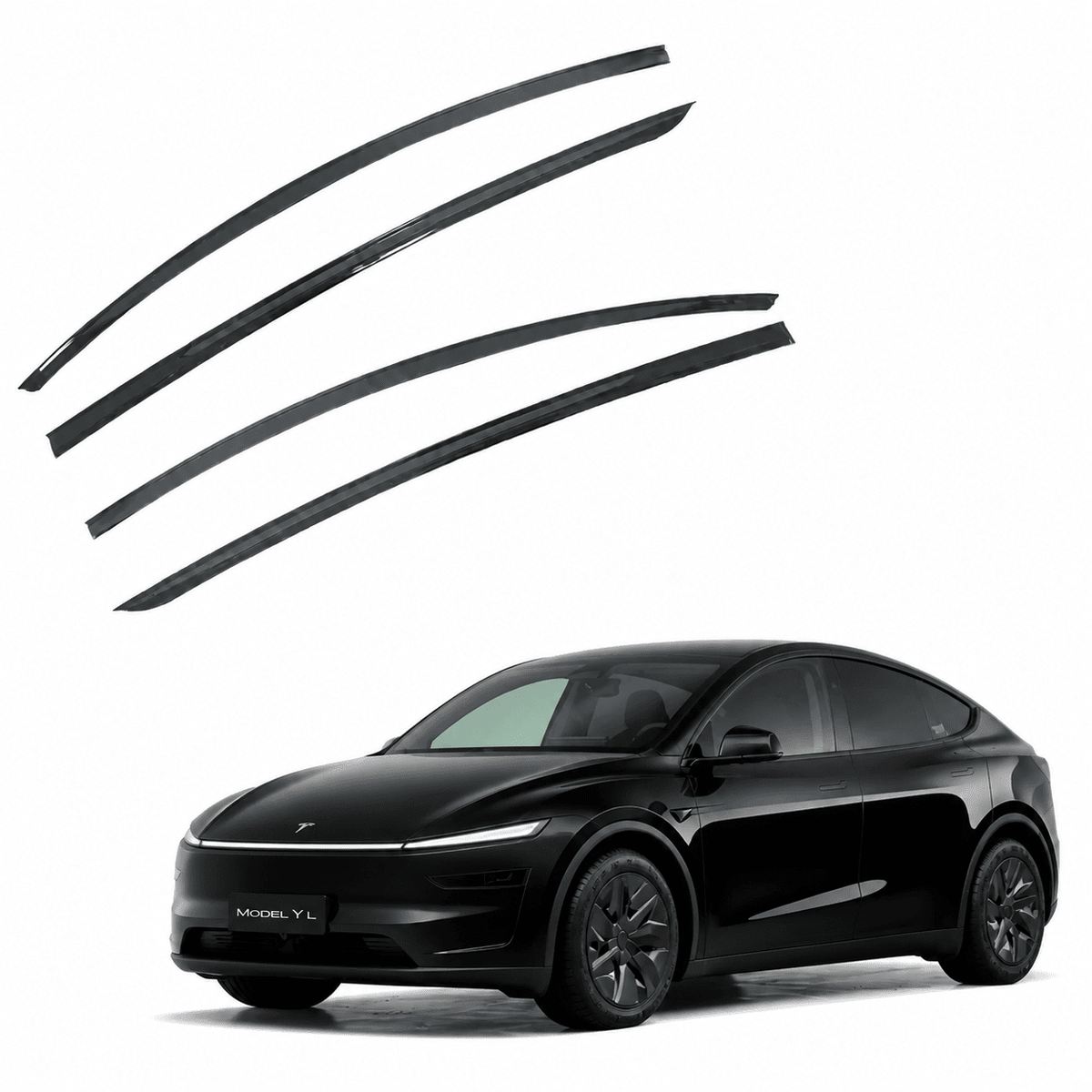 TESEVO Window Visor Sun Rain Guard for Tesla Model YL(6-Seater) - Tesevo