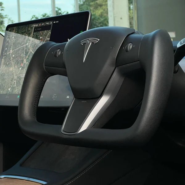 TESEVO Style 36 yoke steering wheel for Model 3/Y main view