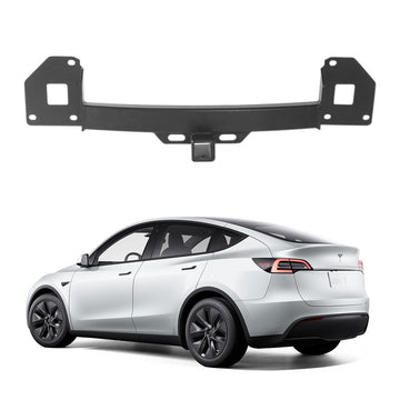 TESEVO Model Y tow hitch installed rear view