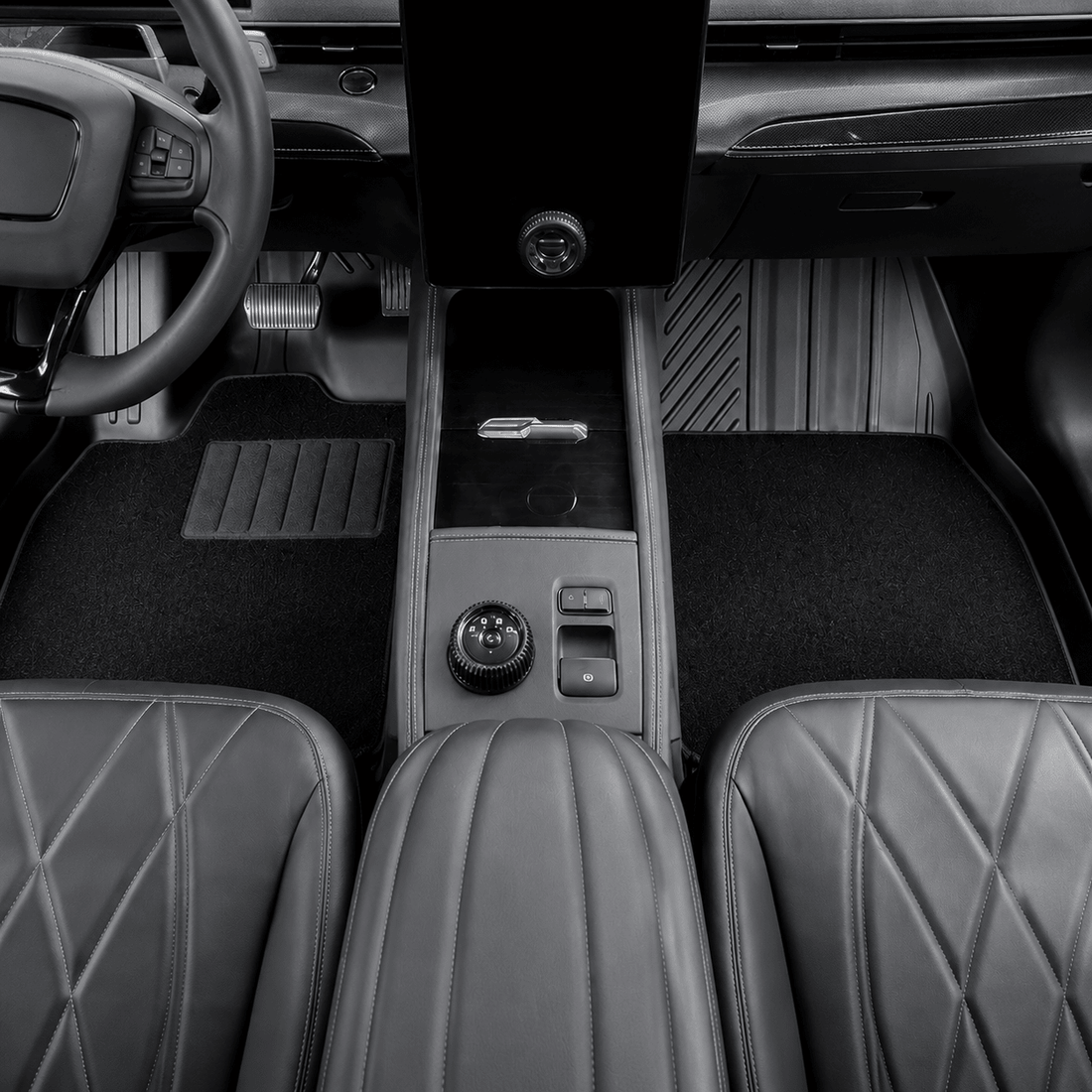 TPE Floor Mats for Ford Mustang Mach-E 21-26 | Eco-Friendly, Waterproof, single layer- Tesevo