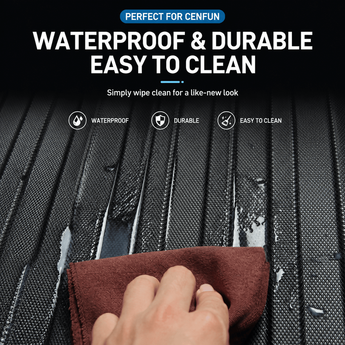 TPE Front / Rear Trunk Mat for Ford Mustang Mach-E 21-26 | Anti-Scratch | Waterproof - Tesevo