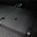 TESEVO Model YL TPE rear seat back protector mat installed view