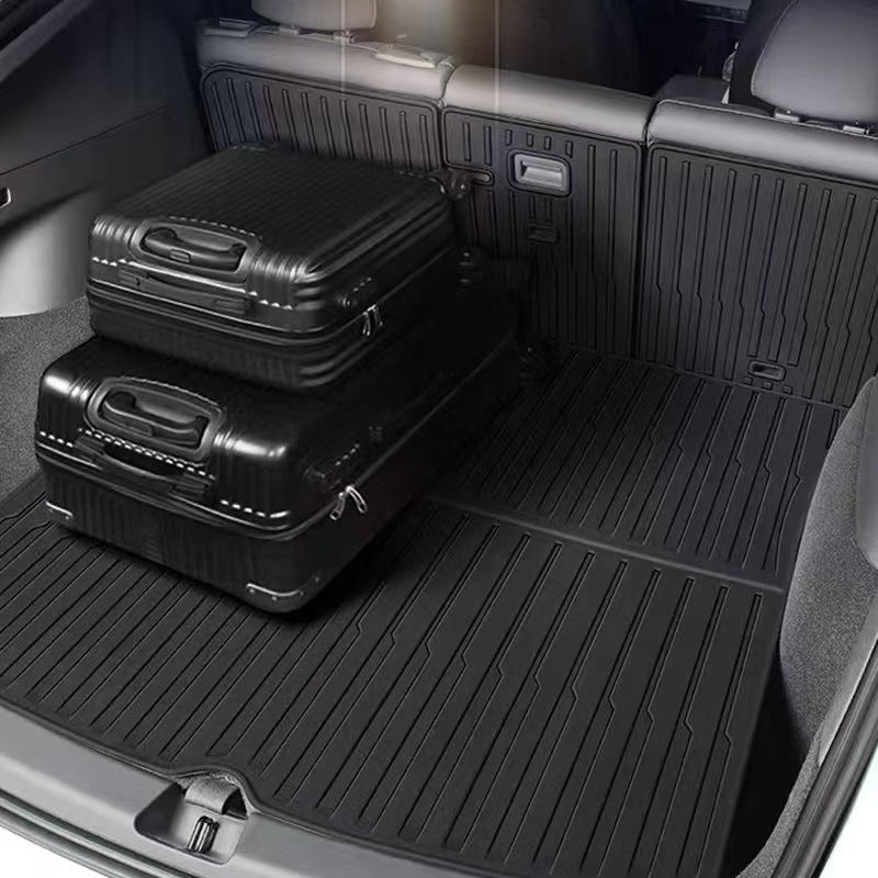 TPE Trunk Mat with Backrest Mat for Model Y Juniper | Waterproof - Tesevo