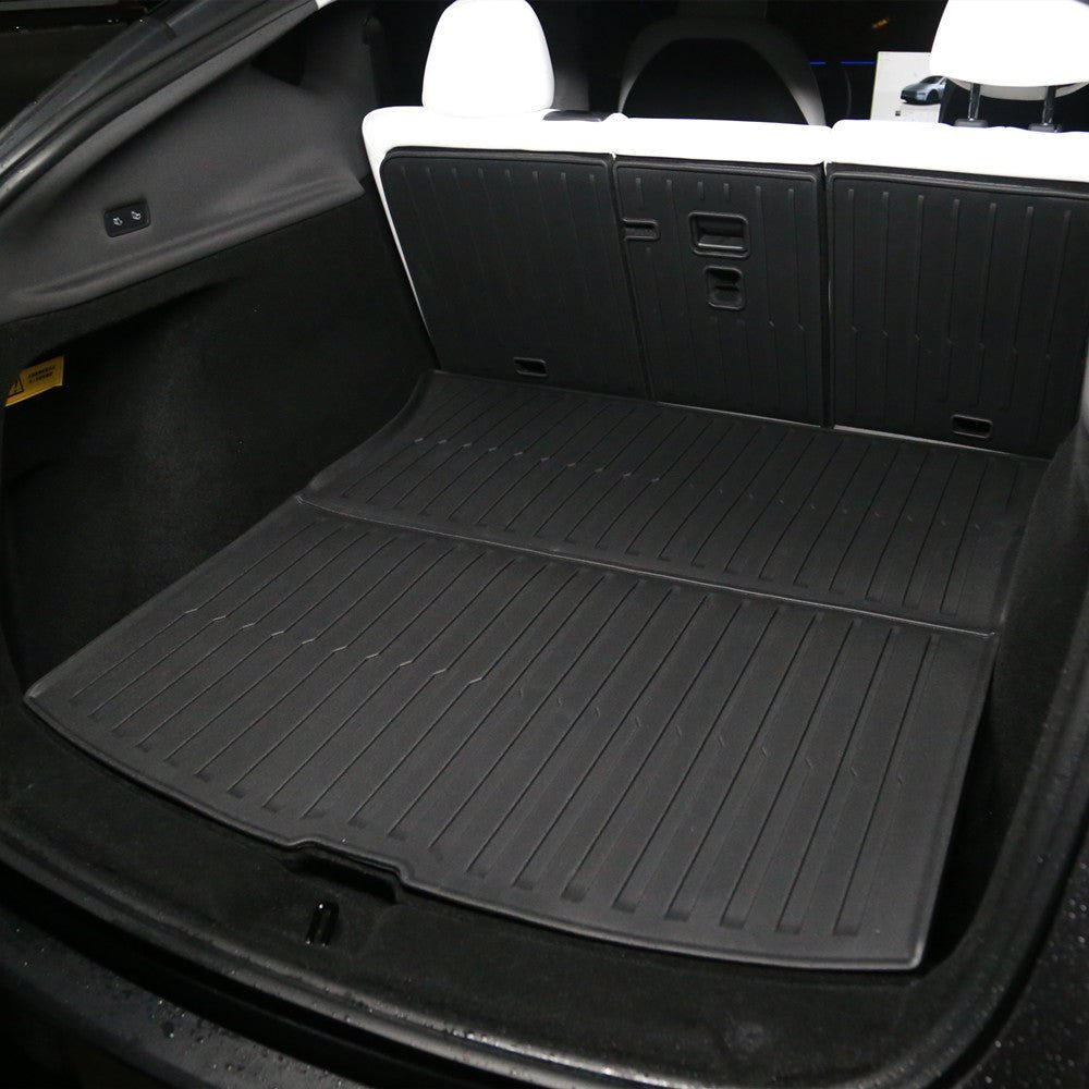 TPE Trunk Mat with Backrest Mat for Model Y Juniper | Waterproof - Tesevo