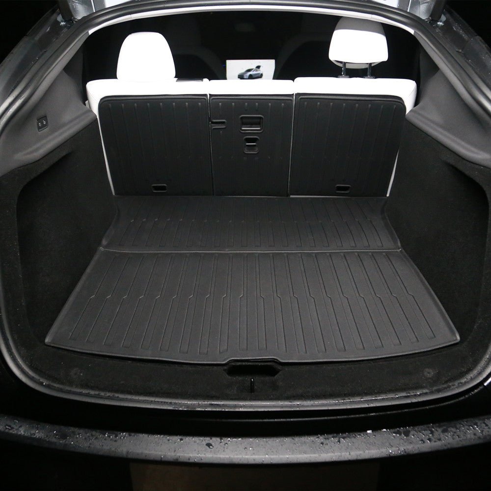 TPE Trunk Mat with Backrest Mat for Model Y Juniper | Waterproof - Tesevo