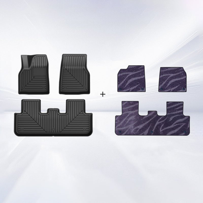 TPE+Carpet Double Layer Floor Mats for Model Y Juniper | Left Hand Drive - Tesevo