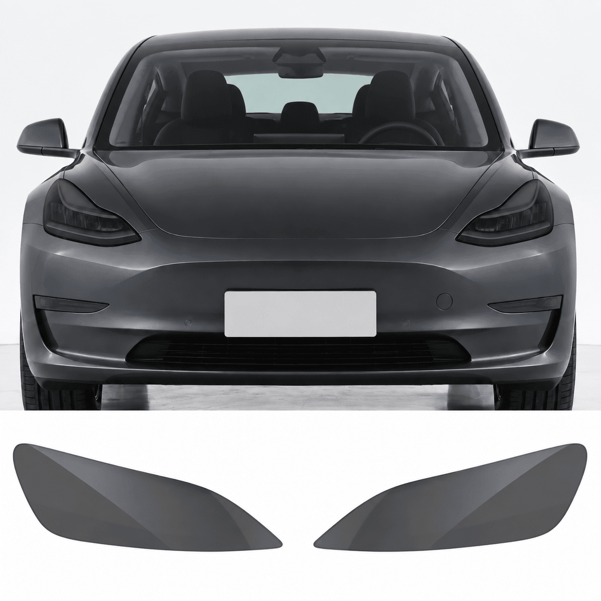 TPU Headlight Protection Film for Model Y Juniper & Model 3 Highland - Tesevo